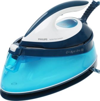 Парогенератор Philips GC7840/20 2400Вт белый/синий - купить недорого с доставкой в интернет-магазине
