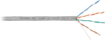 Кабель информационный Nikomax NMC 4100C-GY кат.5E U/UTP 4 пары нг(А)-HF внутренний 305м серый - купить недорого с доставкой в интернет-магазине
