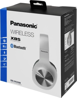 Наушники мониторные Panasonic RB-HX220BEES серебристый беспроводные bluetooth оголовье - купить недорого с доставкой в интернет-магазине