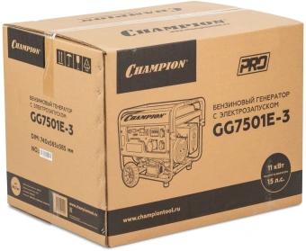 Генератор Champion GG7501E-3 8.1кВт - купить недорого с доставкой в интернет-магазине