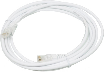 Патч-корд Lanmaster LAN-PC45/U5E-3.0-WH UTP RJ-45 вил.-вилка RJ-45 кат.5E 3м белый LSZH (уп.:1шт) - купить недорого с доставкой в интернет-магазине