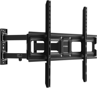 Кронштейн для телевизора Hyundai GL-N4 черный 32"-75" макс.40кг настенный поворотно-выдвижной и наклонный - купить недорого с доставкой в интернет-магазине
