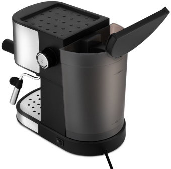 Кофеварка рожковая Kitfort КТ-753 850Вт черный/нержавеющая сталь - купить недорого с доставкой в интернет-магазине