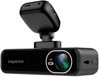 Видеорегистратор Inspector UHD-450 черный 8Mpix 2160x3840 2160p 155гр. Allwinner V536 - купить недорого с доставкой в интернет-магазине