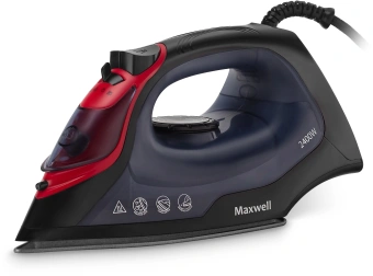 Утюг Maxwell MW-3034 2400Вт черный - купить недорого с доставкой в интернет-магазине