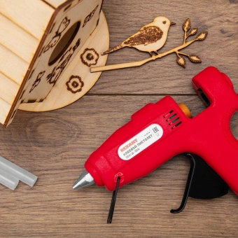 Клеевой пистолет Rexant 12-0116 100Вт 15.5гр/мин стерж.:11мм - купить недорого с доставкой в интернет-магазине