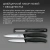 Набор ножей кухон. Victorinox Swiss Classic 6.7113.33 для овощей компл.:3предм. овощеч. черный европодвес - купить недорого с доставкой в интернет-магазине