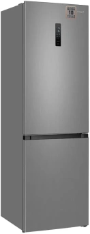 Холодильник Weissgauff WRK 2000 Total NoFrost Inverter Inox 2-хкамерн. нержавеющая сталь инвертер - купить недорого с доставкой в интернет-магазине