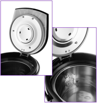 Термопот Kitfort КТ-2508-1 4л. 750Вт черный - купить недорого с доставкой в интернет-магазине