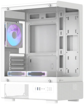 Корпус Formula Crystal Z1CM Plus AR v2 белый без БП mATX 2x120mm 1xUSB2.0 1xUSB3.0 audio bott PSU - купить недорого с доставкой в интернет-магазине