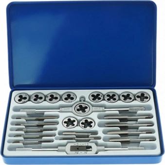 Набор метчиков/плашек Sturm! 1065-03-S24 в комплекте 24 предмета жесткий кейс - купить недорого с доставкой в интернет-магазине