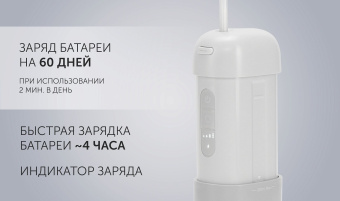 Ирригатор Polaris PWF 1002 T импульсн. 3насад. серый - купить недорого с доставкой в интернет-магазине