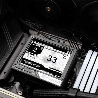 Система водяного охлаждения Thermalright Mjolnir Vision 360 ARGB Soc-AM5/AM4/1151/1200/2066/2011/1700 черный 4-pin 27dB Al LCD Ret (M-VISION-360-BL-ARGB) - купить недорого с доставкой в интернет-магазине