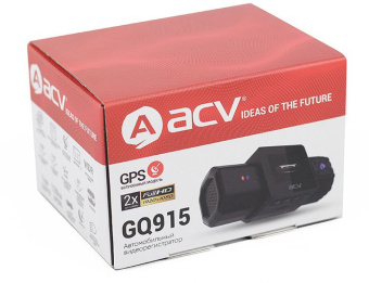 Видеорегистратор ACV GQ915 черный 1080x1920 1080p 155гр. GPS NT96663 - купить недорого с доставкой в интернет-магазине