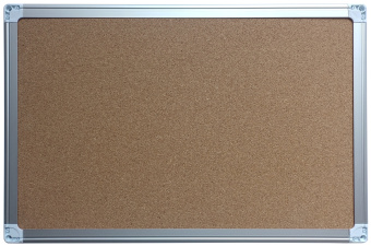 Доска пробковая Silwerhof 60x90см алюминиевая рама - купить недорого с доставкой в интернет-магазине