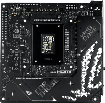 Материнская плата Asus ROG STRIX Z890-I GAMING WIFI Soc-1851 Intel Z890 2xDDR5 mini-ITX AC`97 8ch(7.1) 2.5Gg RAID+HDMI - купить недорого с доставкой в интернет-магазине