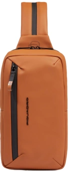 Рюкзак слинг Piquadro Corner 2.0 CA6466C2OW/CU оранжевый полиуретан - купить недорого с доставкой в интернет-магазине