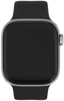 Смарт-часы Apple Watch Series 11 A3333 46мм OLED корп.серый космос Sport Band рем.черный разм.брасл.:S/M (MEV04LW/A) - купить недорого с доставкой в интернет-магазине