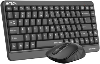 Клавиатура + мышь A4Tech Fstyler FGS1110Q клав:черный/серый мышь:черный/серый USB беспроводная Multimedia - купить недорого с доставкой в интернет-магазине