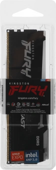Память DDR5 16GB 6000MHz Kingston KF560C36BBE2A-16 Fury Beast RGB RTL Gaming PC5-48000 CL36 DIMM 288-pin 1.35В single rank с радиатором Ret - купить недорого с доставкой в интернет-магазине