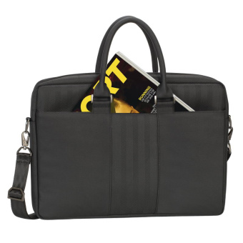 Сумка для ноутбука 15.6" Riva 8135 черный полиуретан/полиэстер (8135 BLACK) - купить недорого с доставкой в интернет-магазине