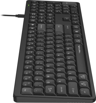 Клавиатура A4Tech FX55 черный USB slim Multimedia кабель 1.5м - купить недорого с доставкой в интернет-магазине