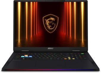 Ноутбук MSI Raider HX AI A2XWIG-204RU Core Ultra 9 285HX 64Gb SSD4Tb NVIDIA GeForce RTX5080 16Gb 18" IPS UHD+ (3840x2400) Windows 11 Home black WiFi BT Cam (9S7-182462-204) - купить недорого с доставкой в интернет-магазине