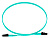 Патч-корд Panduit FZ2ELLNLNSNM001 2x50/125 OM4 LC дуплекс-LC дуплекс 1м LSZH аквамарин