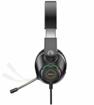 Наушники с микрофоном Hoco W108 Sue черный 2м мониторные USB оголовье (W108) - купить недорого с доставкой в интернет-магазине