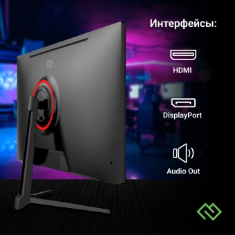 Монитор Digma 23.8" Overdrive 24P410F черный IPS LED 1ms 16:9 HDMI матовая 300cd 178гр/178гр 1920x1080 200Hz G-Sync FreeSync DP FHD USB 2.8кг - купить недорого с доставкой в интернет-магазине