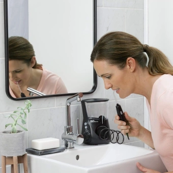 Ирригатор Waterpik WF-662 7насад. черный - купить недорого с доставкой в интернет-магазине