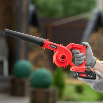 Воздуходувка-пылесос MTX LB-185 пит.:от аккум. красный/черный - купить недорого с доставкой в интернет-магазине