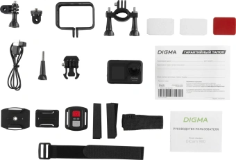 Экшн-камера Digma DiCam 980 1xCMOS 12Mpix черный - купить недорого с доставкой в интернет-магазине