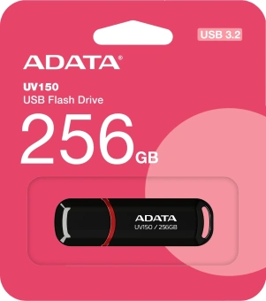 Флеш Диск A-Data 256GB UV150 AUV150-256G-RBK USB3.0 черный - купить недорого с доставкой в интернет-магазине