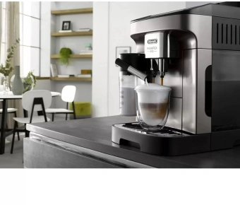 Кофемашина Delonghi Magnifica Evo ECAM290.81.TB 1450Вт черный/серый - купить недорого с доставкой в интернет-магазине