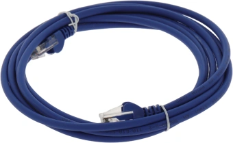 Патч-корд Lanmaster LAN-PC45/U5E-3.0-BL UTP RJ-45 вил.-вилка RJ-45 кат.5E 3м синий LSZH (уп.:1шт) - купить недорого с доставкой в интернет-магазине