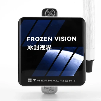 Система водяного охлаждения Thermalright Frozen Vision 360 Soc-AM5/AM4/1151/1200/2066/2011/1700 белый 4-pin 27dB Al LCD Ret (F-VISION-360-WH) - купить недорого с доставкой в интернет-магазине
