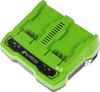 Зарядное устройство Greenworks G24X2UC2 (2931907) - купить недорого с доставкой в интернет-магазине
