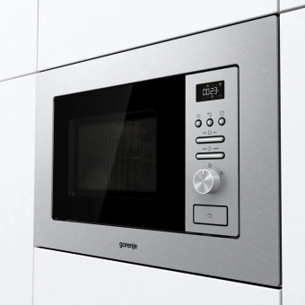 Микроволновая печь Gorenje BM201AG1X 20л. 800Вт нержавеющая сталь (встраиваемая) - купить недорого с доставкой в интернет-магазине