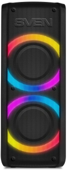 Колонка порт. Sven АС PS-710 черный 100W 1.0 BT/3.5Jack 10м 4400mAh - купить недорого с доставкой в интернет-магазине