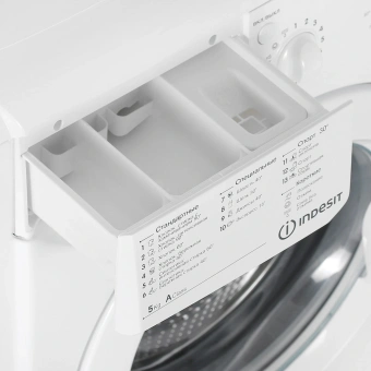 Стиральная машина Indesit EcoTime IWSB 5105 класс: A загр.фронтальная макс.:5кг белый - купить недорого с доставкой в интернет-магазине