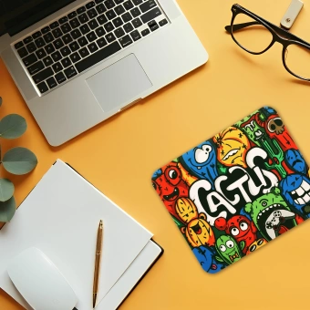 Коврик для мыши Cactus Colorful Cacti 300x250x3мм (CS-MPC-D03M) - купить недорого с доставкой в интернет-магазине