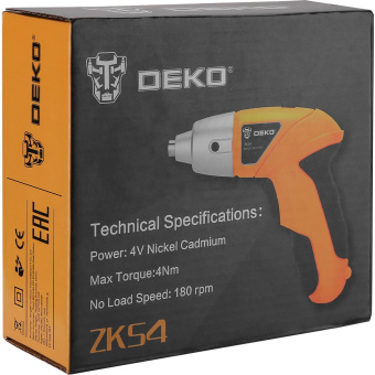 Отвертка аккум. Deko ZKS4 аккум. (063-4113) - купить недорого с доставкой в интернет-магазине
