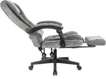 Кресло руководителя Бюрократ CH-Boss серый Light-19 крестов. пластик подст.для ног - купить недорого с доставкой в интернет-магазине