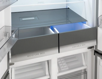 Холодильник Weissgauff WCD 450 W NoFrost Inverter 3-хкамерн. белый инвертер - купить недорого с доставкой в интернет-магазине