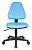 Кресло детское Бюрократ KD-4 голубой TW-55 крестов. пластик