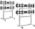 Подставка для телевизора Onkron FSPRO2L-22 серебристый 40"-55" макс.200кг напольный мобильный - купить недорого с доставкой в интернет-магазине
