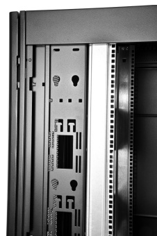 Шкаф серверный ЦМО (ШТК-СП-48.6.10-48АА-9005) напольный 48U 600x1000мм пер.дв.перфор. задн.дв.двуст. 4 бок.пан. 1350кг черный 683мм 156кг 120град. 2215мм IP20 металл - купить недорого с доставкой в интернет-магазине