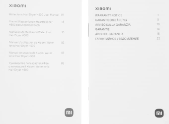 Фен Xiaomi H500 1800Вт белый (BHR5851EU) - купить недорого с доставкой в интернет-магазине