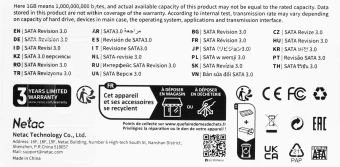 Накопитель SSD Netac mSATA 256GB NT01N5M-256G-M3X N5M mSATA - купить недорого с доставкой в интернет-магазине